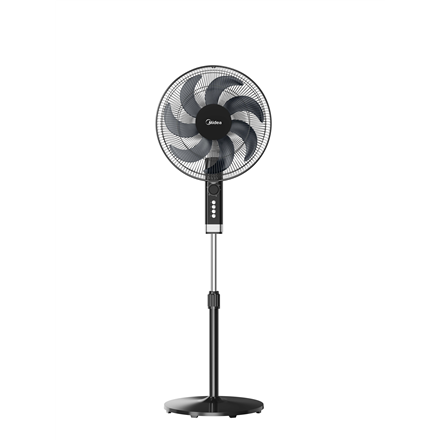 Midea MFS402M0BPK | Stand Fan | 50 W | Diameter 40 cm | Number of speeds 3 | Oscillation | Black