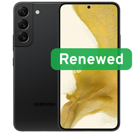 Samsung Renewed Grade B | Galaxy S22 | Phantom Black | 6.1 " | 128 GB | 5G