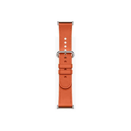 Xiaomi | Leather Quick Release Strap | Coral orange | Stainless steel/Calf leather | Fits wrists 135-205 mm