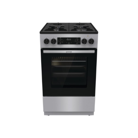 Gorenje Cooker | GK5C42SF | Hob type Gas | Oven type Electric | Grey | Width 50 cm | Depth 59.4 cm | Energy efficiency class A | 70 L
