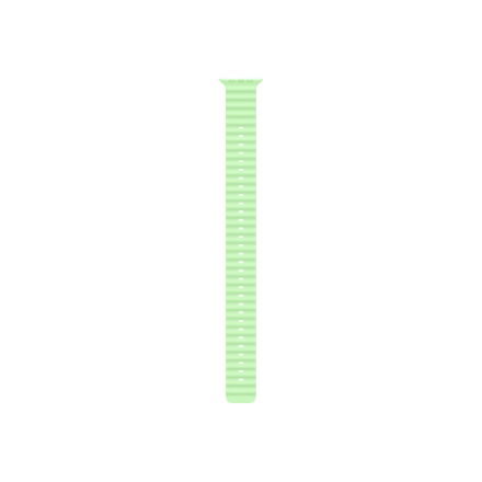 Apple 49mm Neon Green Ocean Band Extension - Natural Titanium Finish | Apple
