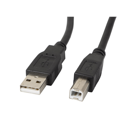 Lanberg | USB Type-A to USB Type-B 2.0 Cable, 1.8 m | CA-USBA-11CC-0018-BK | USB Type-A to USB Type-B