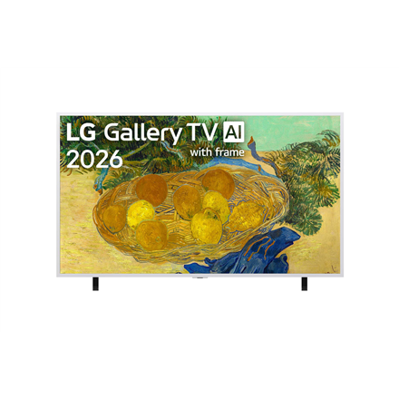 LG QNED 4K AI Gallery TV | 55LX7B6LA | 55 | Smart TV | webOS | UHD | Snow White