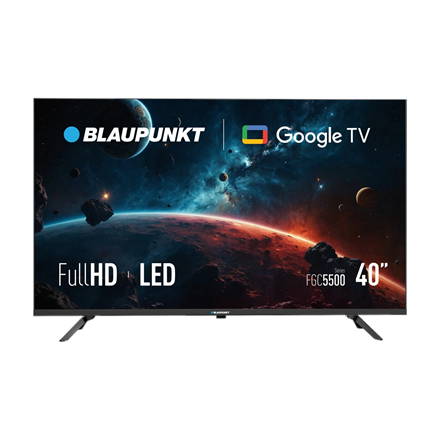 Blaupunkt | LED TV | 40FGC5501S | 1920 x 1080 | Smart TV | Google TV | Black