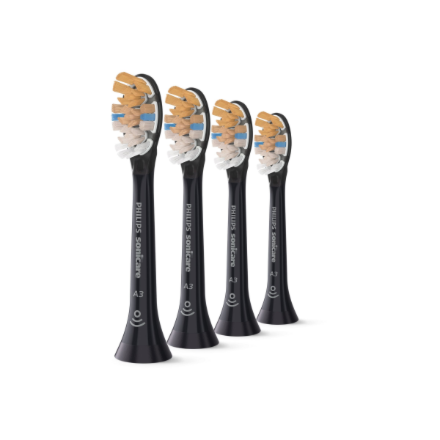 Philips | Replacement brush heads | HX9094/88 Sonicare Premium All-in-One | Heads | For adults | Number of brush heads included 4 | Black