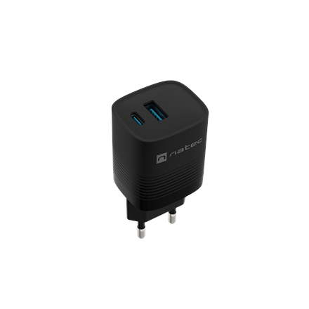 Natec Ribera USB Charger, 1x USB-A, 1x USB-C, 30 W | NUC-2141