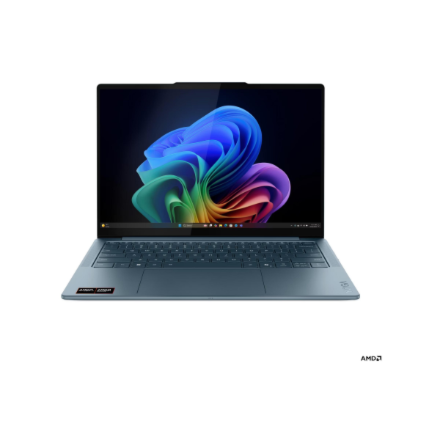 Lenovo Yoga Slim 7 14AKP10 AMD | Tidal Teal | 14 " | OLED | WUXGA | 1920 x 1200 pixels | Glossy | AMD Ryzen AI 5 | 340 | 16 GB | Soldered LPDDR5 | Solid-state drive capacity 512 GB | AMD Radeon 840M Graphics | Windows...
