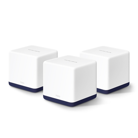 Mercusys | AC1900 Whole Home Mesh Wi-Fi System | Halo H50G (3-Pack) | 802.11ac | 1300+600 Mbit/s | Ethernet LAN (RJ-45) ports 3 | Mesh Support Yes | MU-MiMO Yes | No mobile broadband