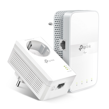 TP-LINK | AV1000 Gigabit Passthrough Powerline ac Wi-Fi Kit | TL-WPA7617 KIT with TL-PA7017P | 10/100/1000 Mbit/s | Ethernet LAN (RJ-45) ports 2 | 802.11ac | 2.4 GHz/5.0 GHz | Wi-Fi data rate (max) 300+867 Mbit/s | Ex...