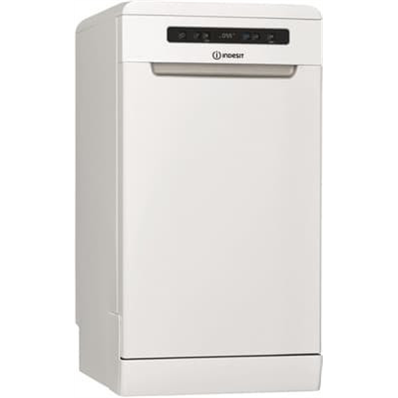 INDESIT Dishwasher | DSFO 3T224 C | Free standing | Width 45 cm | Number of place settings 10 | Number of programs 9 | Energy efficiency class E | Display | White