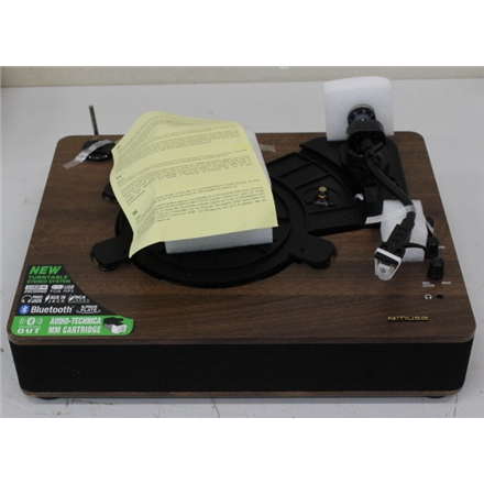 SALE OUT. Muse MT-107 BTO Turntable Stereo System, Black/Brown | Muse Turntable Stereo System with Bluetooth Out | MT-107 BTO | Warranty 24 month(s) | 2x5 W | Bluetooth | Black/Brown | DAMAGED PACKAGING AND ITEM BODY