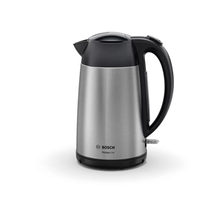 Bosch | Kettle | DesignLine TWK3P420 | Electric | 2400 W | 1.7 L | Stainless steel | 360° rotational base | Black/Stainless Steel