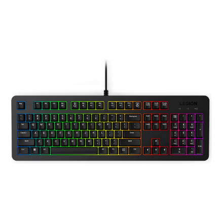 Lenovo Gaming Keyboard | Legion K310 RGB | Keyboard | Wired | US English | Membrane | Black