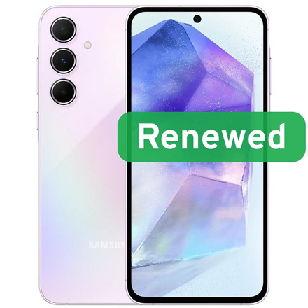 Samsung Renewed Grade A | Galaxy A55 5G | Awesome Lilac | 6.6 " | 128 GB | 5G