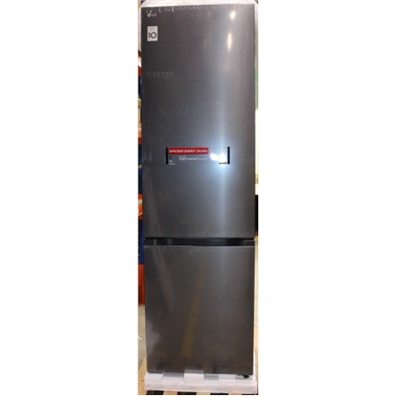 SALE OUT. LG GBBS322CEV Refrigerator, C, Free-standing, Combi, Height 2.03 m, Net fridge 262 L, Net freezer 113 L, Black | SALE OUT. LG Refrigerator | GBBS322CEV | Energy efficiency class C | Free standing | Combi | H...