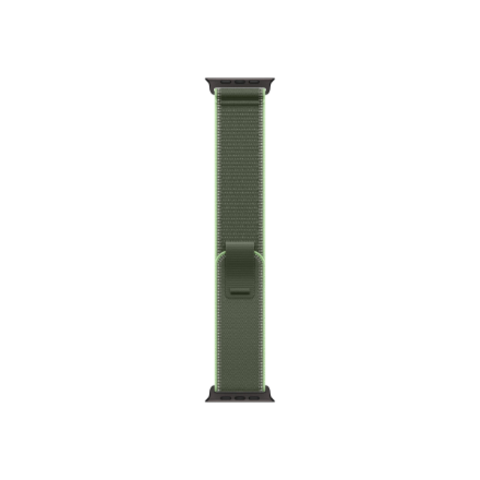 Apple 49mm Green/Neon Trail Loop - M/L - Black Titanium Finish | Apple