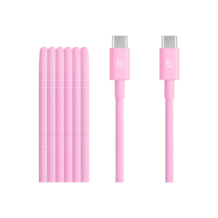 Apple USB-C to USB-C Woven Cable (1.5m) - Power Pink | Apple