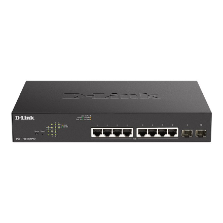 D-Link | 10-Port PoE+ Gigabit Smart Managed Switch | DGS-1100-10MPV2/E | Managed