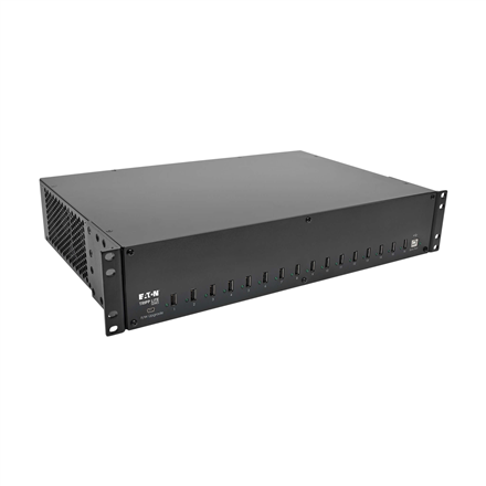 Tripp Lite 16-Port USB Charging Station with Syncing, 230V, 5V 40A (200W) USB Charger Output, 2U Rack-Mount | U280-016-RMINT