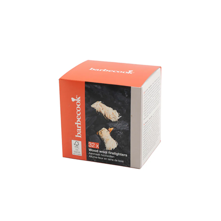 Barbecook | Wood wool firelighters 32 pieces FSC (per 12pcs) | BC-ACC-7426