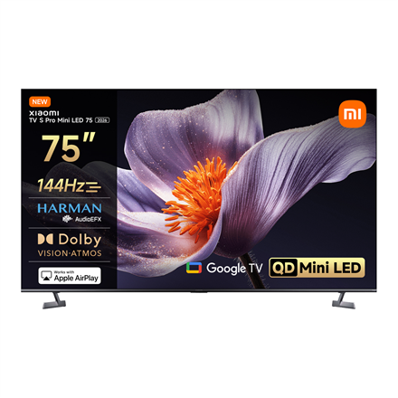 TV S Pro Mini LED 75 2026 | Xiaomi 75" | Smart TV | Google TV | 4K UHD (2160p) | Dark Grey