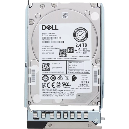Dell HDD 2.5“ / SAS / 12Gb / 512e / Hot-Plug / 14G Rx40 | 161-BCCR | 10000 RPM | 2400 GB