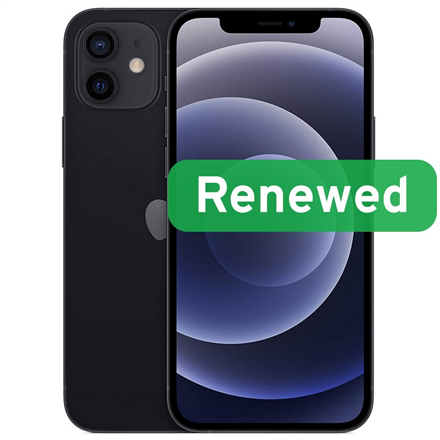 Apple Renewed Grade C | Apple iPhone 12 | Black | 6.1 " | Super Retina XDR | A14 Bionic | 4 GB | 64 GB | iOS