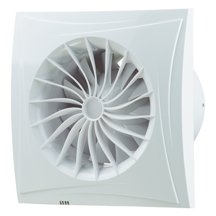Blaugerg Fan | Sileo 125 | Extractor Fan | Diameter 12.5 cm | Number of speeds 1 | White