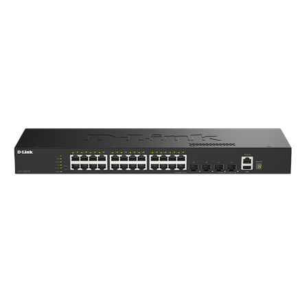 D-Link | DGS-1530-28/E | 24-Port Gigabit Stackable Smart Managed Switch | Desktop/Rackmountable | Managed | Power supply type AC 100-240 V, 50/60 Hz