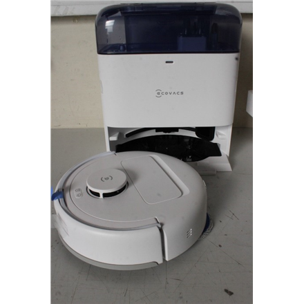 SALE OUT. Ecovacs DEEBOT mini Vacuum cleaner, Robot, Wet&Dry, ZeroTangle Technology, Agile Navigation, White/Blue + Auto-empty station | Ecovacs Robotic Vacuum Cleaner | DEEBOT mini BLUE | Wet&Dry | Li-ion | 3200 mAh...
