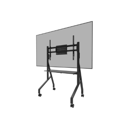 Neomounts Floor stand | FL50-525BL1 TV trolley | Adjustable Height | 55-86 " | Maximum weight (capacity) 76 kg | Black