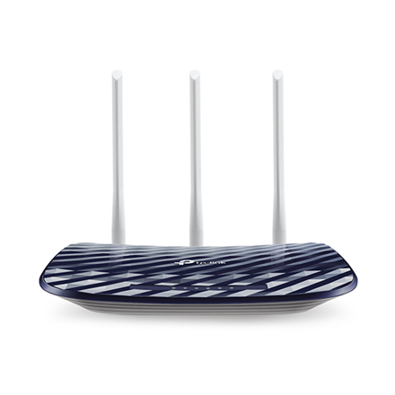 TP-LINK | Router | Archer C20 | 802.11ac | 300+433 Mbit/s | 10/100 Mbit/s | Ethernet LAN (RJ-45) ports 4 | Mesh Support No | MU-MiMO No | No mobile broadband | Antenna type 3xExternal | No