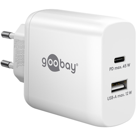 Goobay | USB-C PD Dual Fast Charger (45 W) | 65412