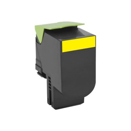 Lexmark 80C2HYE | 802HYE Yellow High Yield Corporate Cartridge (3k) | Cartridge | Yellow