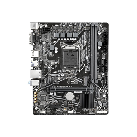 Gigabyte | H510M S2H V3 1.0 M/B | Processor family Intel | Processor socket LGA1200 | DDR4 DIMM | Memory slots 2 | Supported hard disk drive interfaces SATA, M.2 | Number of SATA connectors 4 | Chipset Intel H470 Expr...