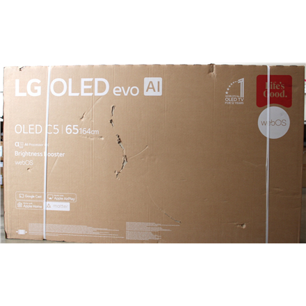SALE OUT. LG OLED65C51LA 65" (165 cm) OLED TV | LG OLED65C51LA | 65 | Smart TV | webOS 25 | UHD | DAMAGED PACKAGING
