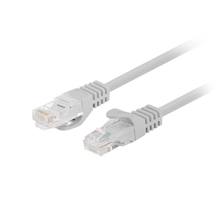 Lanberg | Patchcord CAT.6 UTP Fluke Passed | PCU6-10CC-0025-S | 0.25 m | Grey