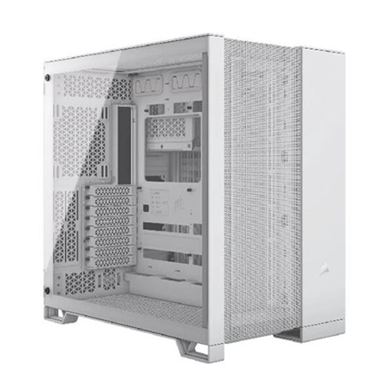 Corsair Dual Chamber PC Case | 2500X | Mid Tower | Micro-ATX | White