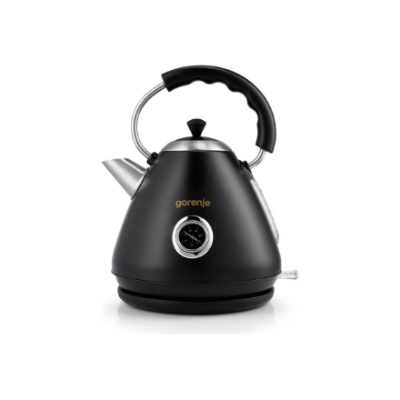 Gorenje | Kettle | K17CLBK | Electric | 2200 W | 1.7 L | Plastic/Metal | 360° rotational base | Black