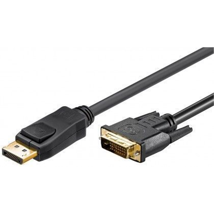 Goobay 51961 DisplayPort/DVI-D adapter cable 1.2, gold-plated, 2m | Goobay | DP to DVI-D
