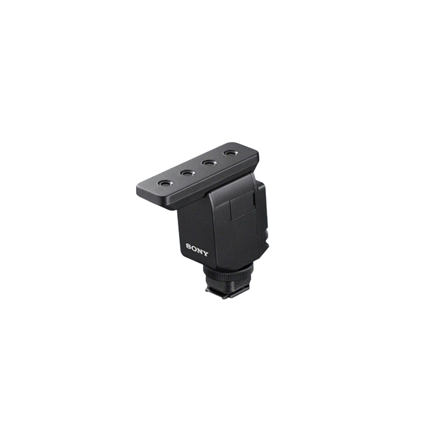 Sony | Compact Camera-Mount Digital Shotgun Microphone | ECM-B10 | Three pickup modes: Multidirectional, unidirectional and circular; Simple switching; Digital signal processing; Highly effective noise reduction filte...