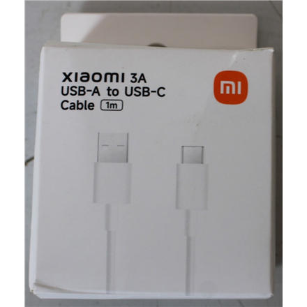 SALE OUT. Xiaomi 3A USB-A to USB-C Cable (1m) | SALE OUT. Xiaomi 3A USB-A to USB-C Cable, 1m | DAMAGED PACKAGING