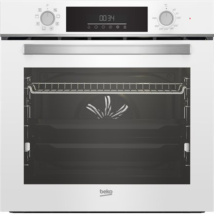 BEKO Oven | BBIM14300WMS | 72 L | Electric | Catalytic | Electronic control | Steam function | Height 59.5 cm | Width 59.4 cm | White