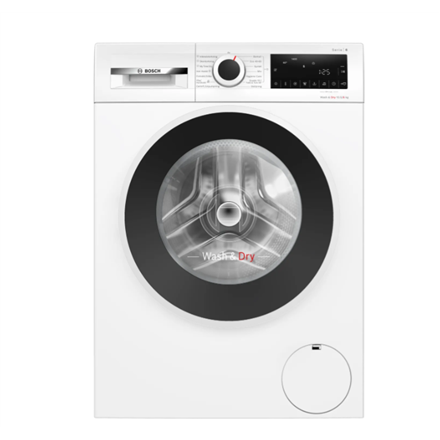 Bosch | Washing Machine with Dryer | WNG2540LSN | Energy efficiency class D | Front loading | Washing capacity 10.5 kg | 1400 RPM | Depth 64 cm | Width 60 cm | Display | LCD | Drying system | Drying capacity 6 kg | St...