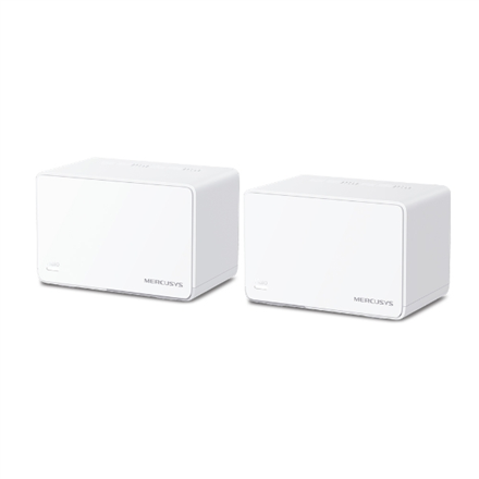 Mercusys | AX3000 Whole Home Mesh WiFi 6 System with PoE | Halo H80X (2-Pack) | 802.11ax | 574+2402 Mbit/s | 10/100/1000 Mbit/s | Ethernet LAN (RJ-45) ports 3 | Mesh Support Yes | MU-MiMO Yes | No mobile broadband | A...