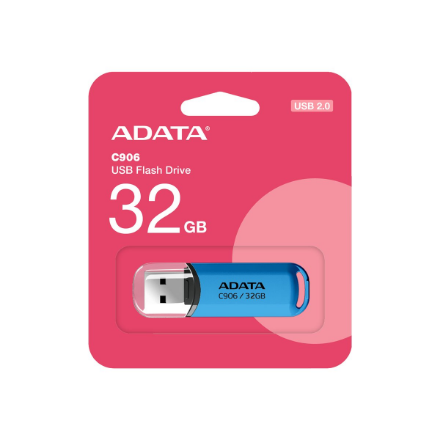 ADATA | USB Flash Drive | C906 | 32 GB | USB Type-A | Blue