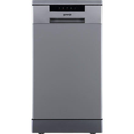 Gorenje Dishwasher | GS522E10S | Built under | Width 44.8 cm | Number of place settings 10 | Number of programs 6 | Energy efficiency class Class E | Grey