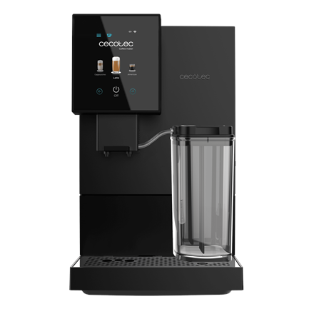 Cecotec Coffee Maker | Cremmaet Compactccino Connected | Pump pressure 19 bar | Built-in milk frother | Super-automatic | Black