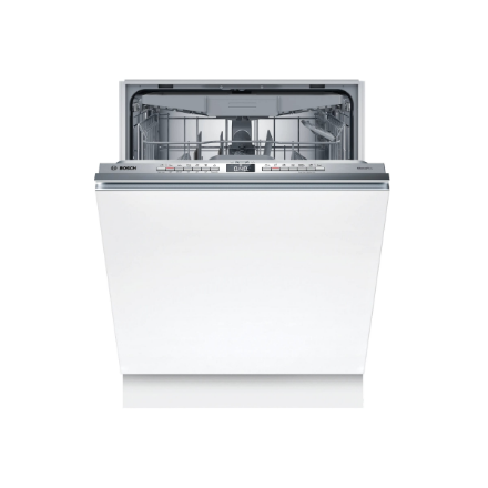 Bosch Dishwasher | SMV4EMX71S | Built-in | Width 60 cm | Number of place settings 14 | Number of programs 6 | Energy efficiency class B | Display | AquaStop function | White