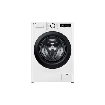 LG | Washing machine with dryer | F4DR509SBW | Energy efficiency class A | Front loading | Washing capacity 9 kg | 1400 RPM | Depth 55 cm | Width 60 cm | Display | Rotary knob + LED | Drying system | Drying capacity 6...
